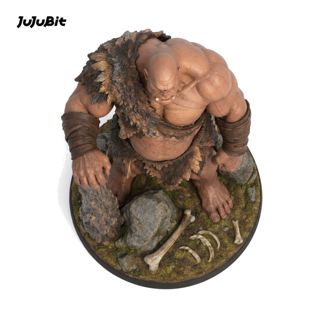 Boulderhide Hill Cyclops-Detailed Sculpt Miniature for RPG, Display & Collection