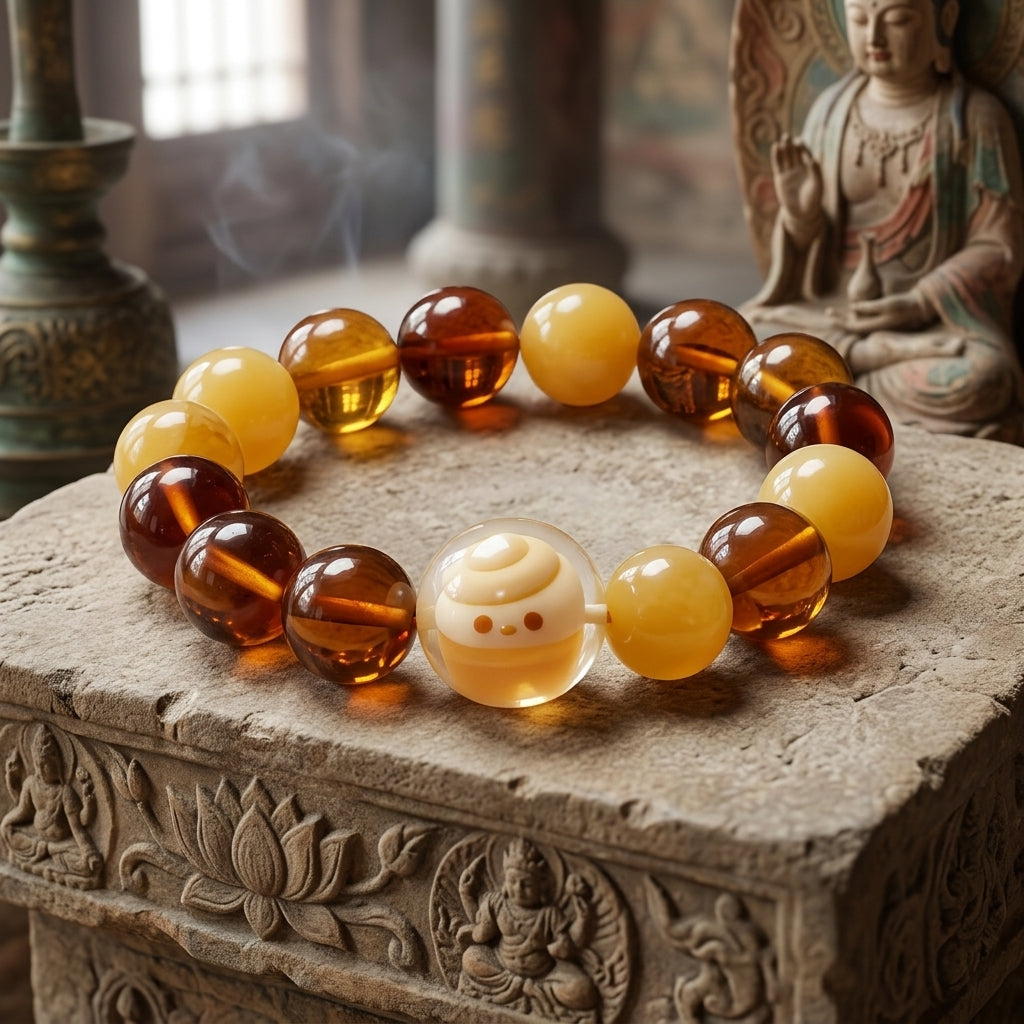 JuJuBit Caramel Yellow Crystal — Vitality & Life Energy