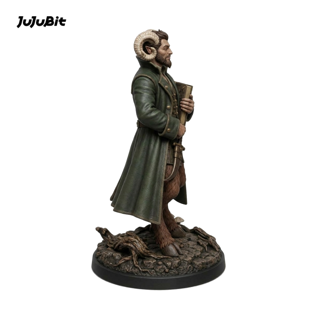 Briarhorn Satyr Warlock-Detailed Sculpt Miniature for RPG, Display &amp; Collection