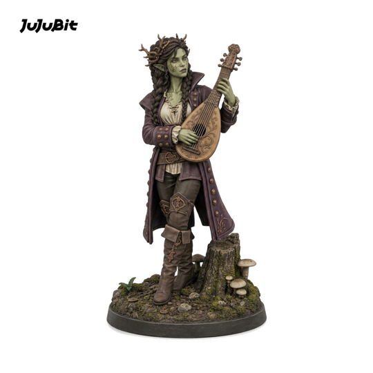 Briarsong Hexblood Bard-Detailed Sculpt Miniature for RPG, Display &amp; Collection