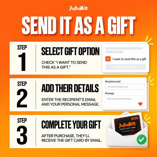 JuJuBit Digital Gift Card – Turn Memories into 3D