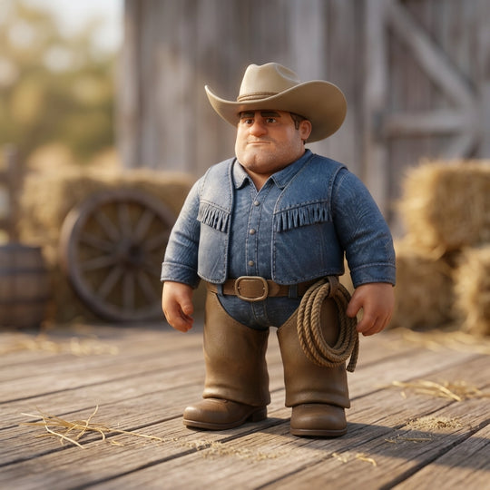 Custom Cowboy & Cowgirl Figurine | Personalized Your Western American Stylish Avatar