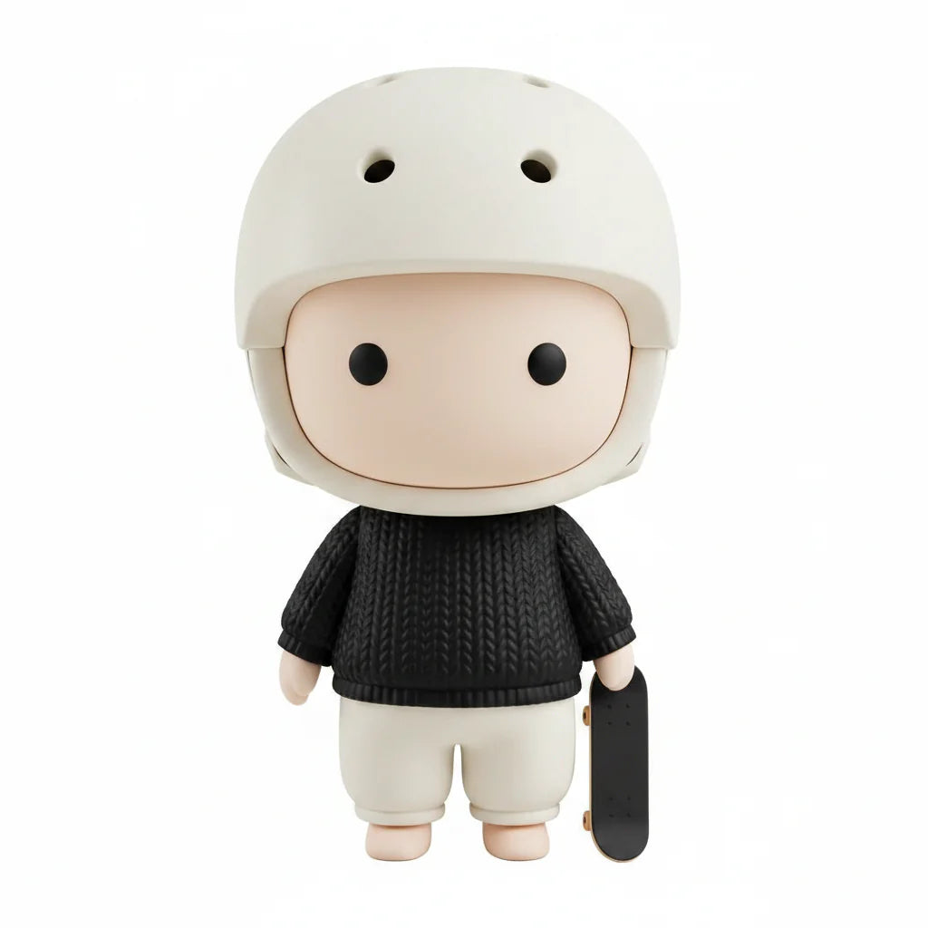 Deck Dynamo - Helmet Babies Art Toy Figurine