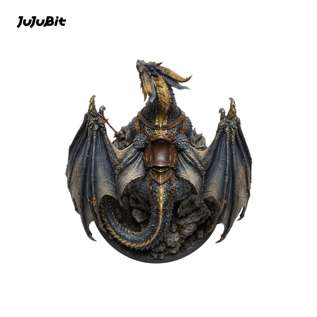 Celestial Wyvern Sovereign-Detailed Sculpt Miniature for RPG, Display & Collection