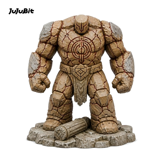 Cinderclay Stone Golem-Detailed Sculpt Miniature for RPG, Display & Collection