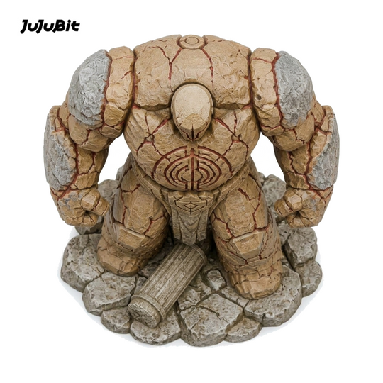 Cinderclay Stone Golem-Detailed Sculpt Miniature for RPG, Display & Collection