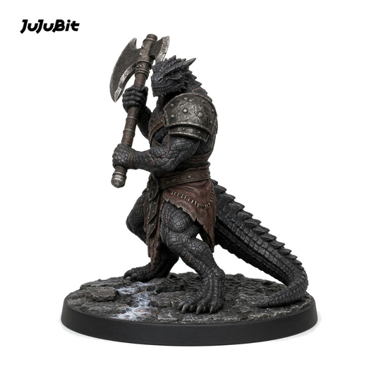 Cinderscale Dragonborn Berserker-Detailed Sculpt Miniature for RPG, Display & Collection