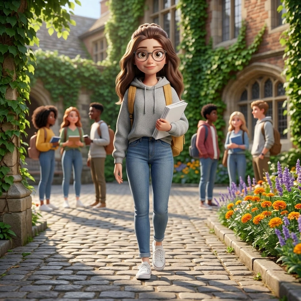 Pixar Style - Campus Stride