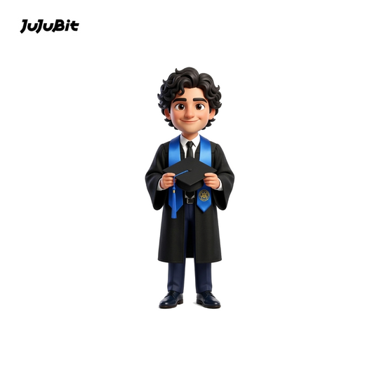 Pixar Style - Joyful Grad