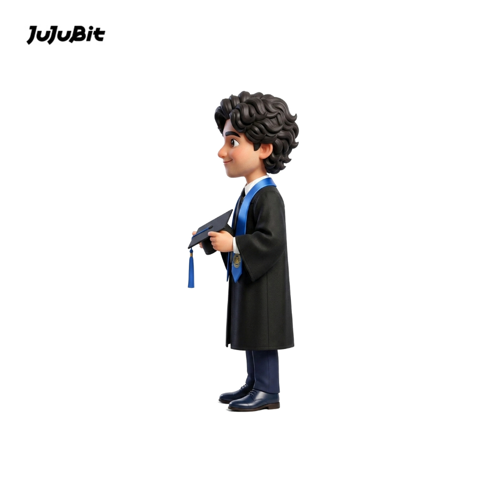 Pixar Style - Joyful Grad