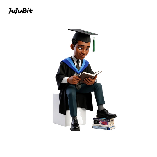 Pixar Style - Studious Graduate