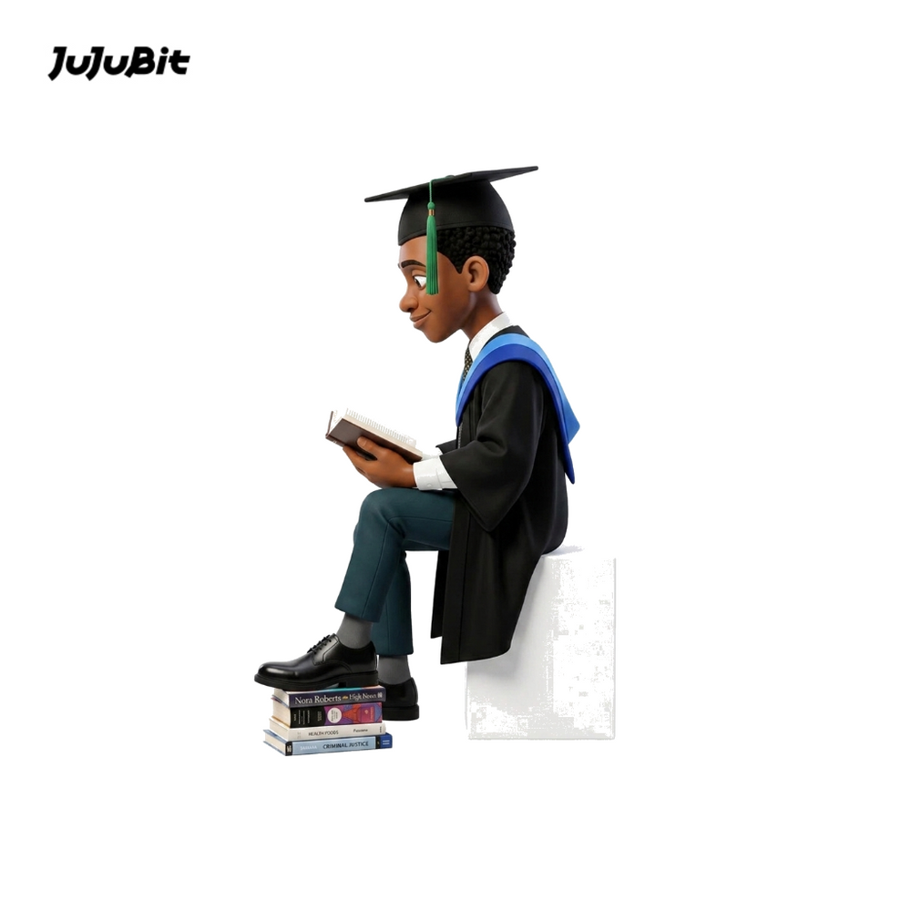 Pixar Style - Studious Graduate