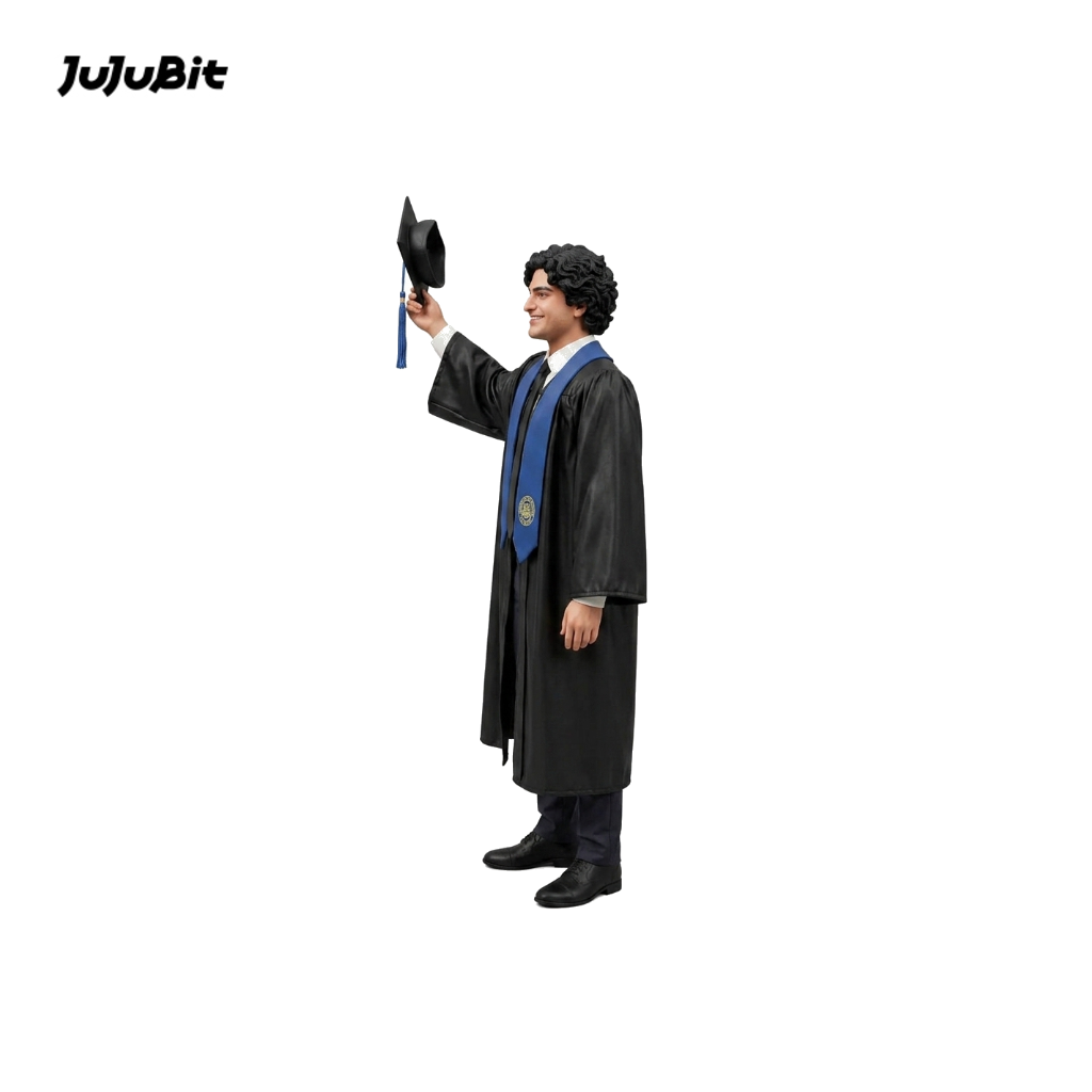 Classic Realism - Joyful Graduate