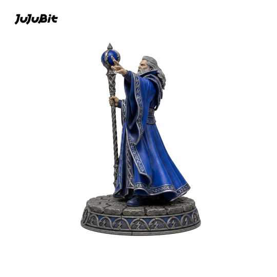 Cobalt Storm Wizard-Detailed Sculpt Miniature for RPG, Display & Collection