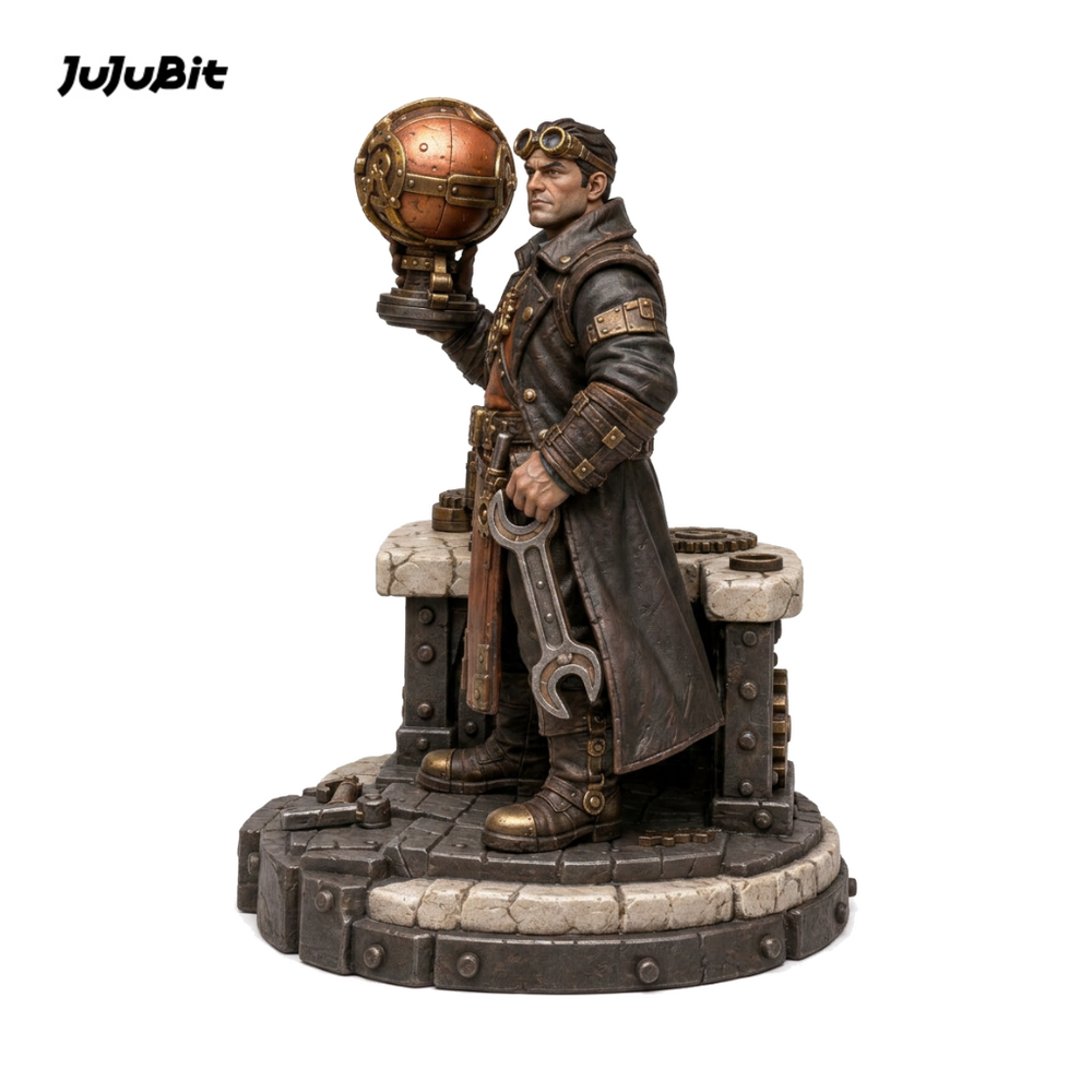 Cogsworn Artificer-Detailed Sculpt Miniature for RPG, Display & Collection