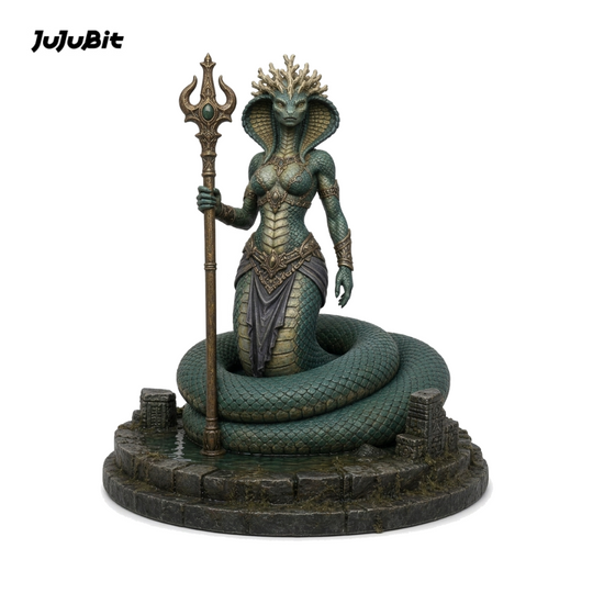 Coralcrown Naga-Detailed Sculpt Miniature for RPG, Display & Collection