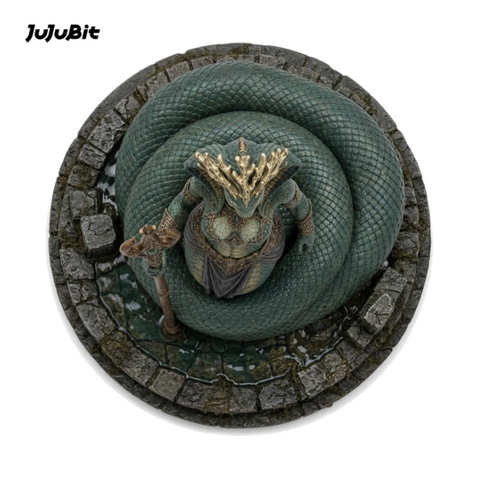 Coralcrown Naga-Detailed Sculpt Miniature for RPG, Display & Collection