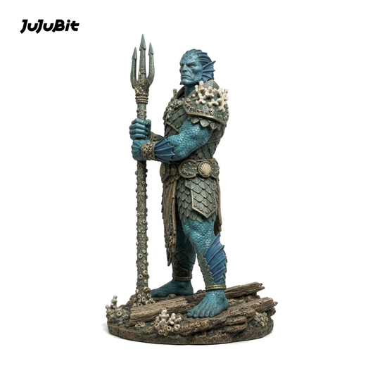 Coralspine Triton Tempest Cleric-Detailed Sculpt Miniature for RPG, Display &amp; Collection