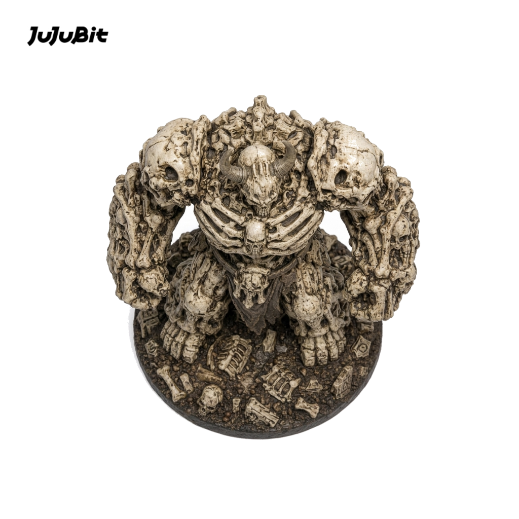Cryptborn Bone Golem-Detailed Sculpt Miniature for RPG, Display & Collection