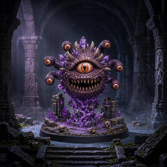 Crystalline Eye Tyrant-Detailed Sculpt Miniature for RPG, Display & Collection