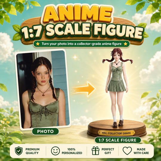 Custom Anime Figurine of Yourself | Turn Your Photo into a Collector-Grade Figure