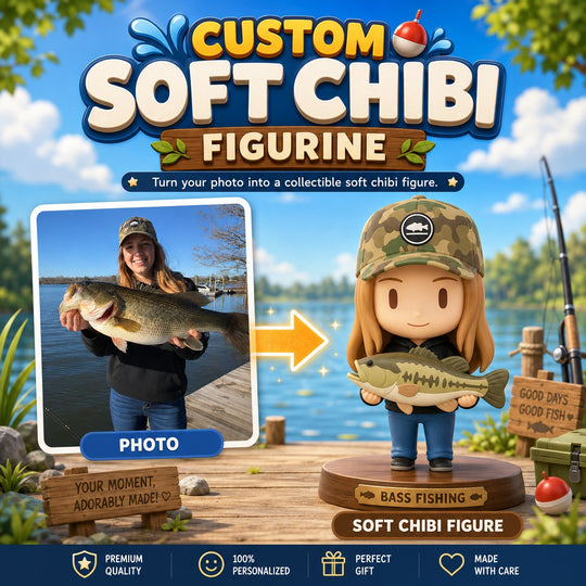 Custom Soft Chibi Figurine | Turn Your Memories into a Collectible 3D Figure