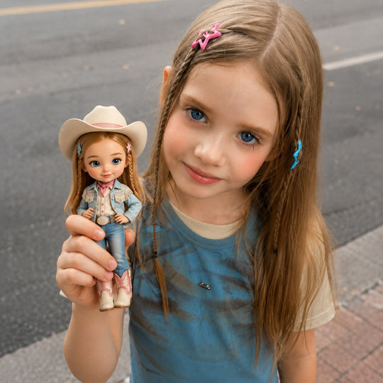 Custom Chibi Cowboy Figurine | Transform Yourself into a Collectible Adventure