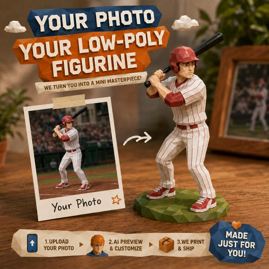 Custom Low-poly Figurine | Personalized Your Geometric Statue