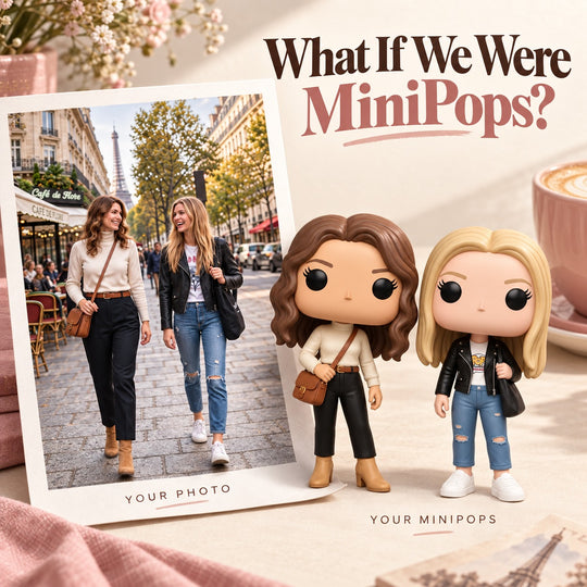 Custom MiniPop Keychain | Personalize Your Own Fun Collectible