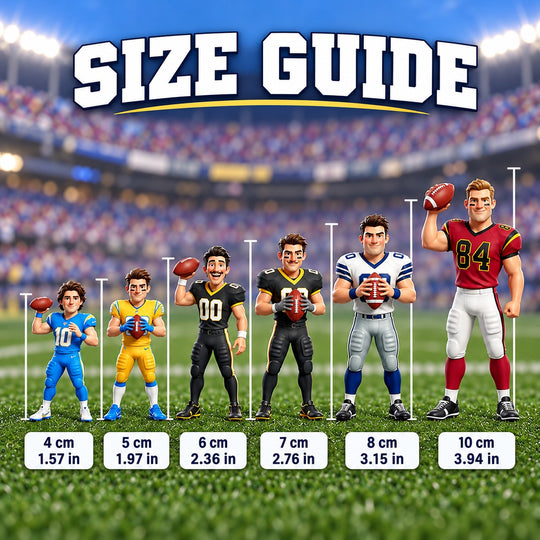 Custom NFL Tailgate Pixar Figurine | Transform Your Photo into a 3D Star Player