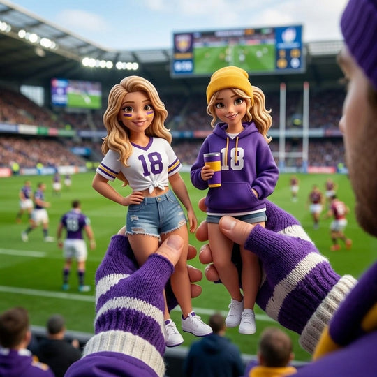 Custom NFL Tailgate Pixar Figurine | Transform Your Photo into a 3D Star Player