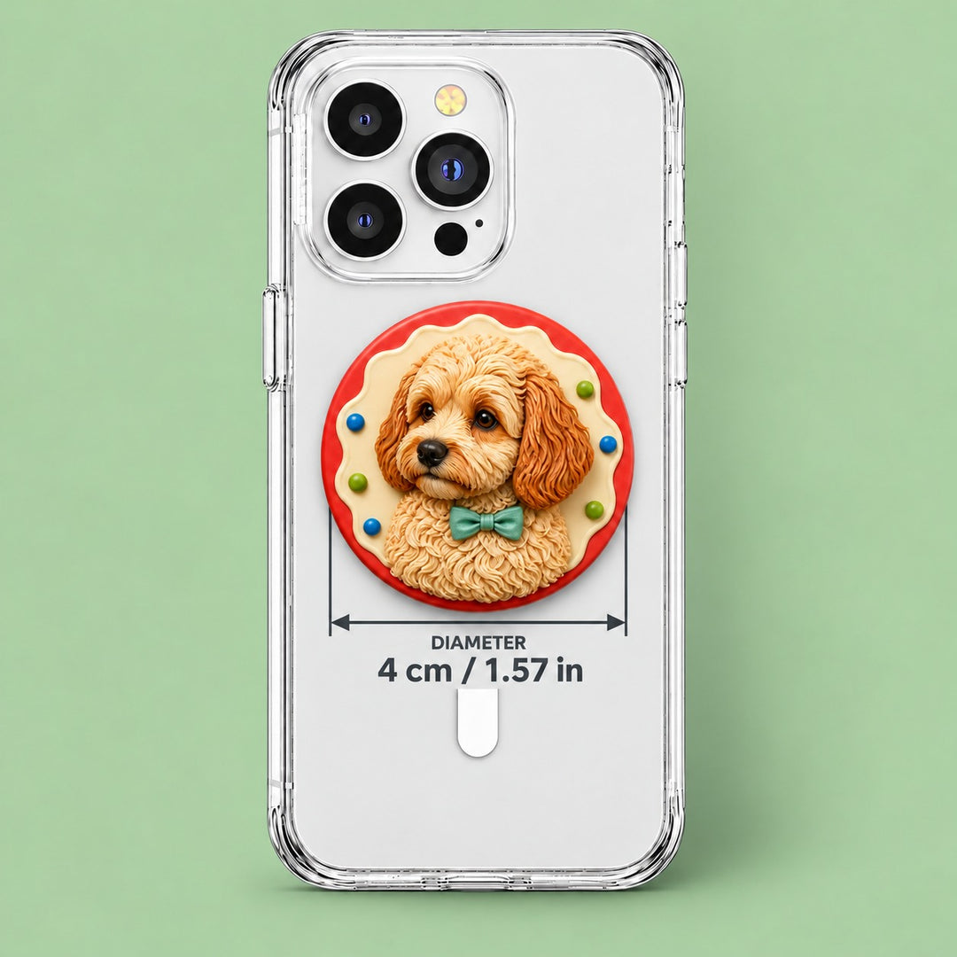 Custom Pet Portrait MagSafe Grip | Keep Your Furry Friend Close Anytime