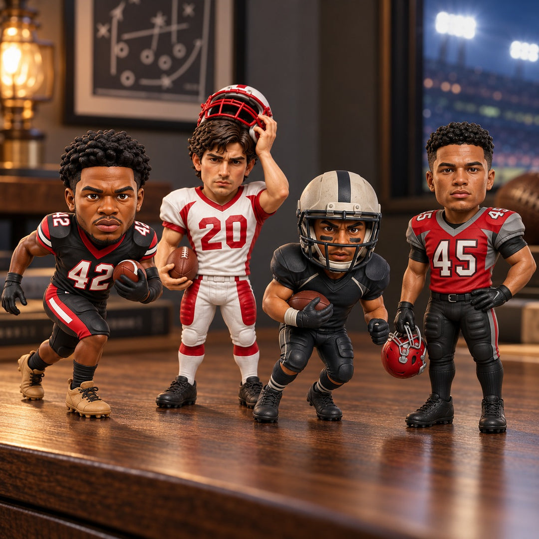 Custom Realistic American Football Figurine | Bring Your Game to Life