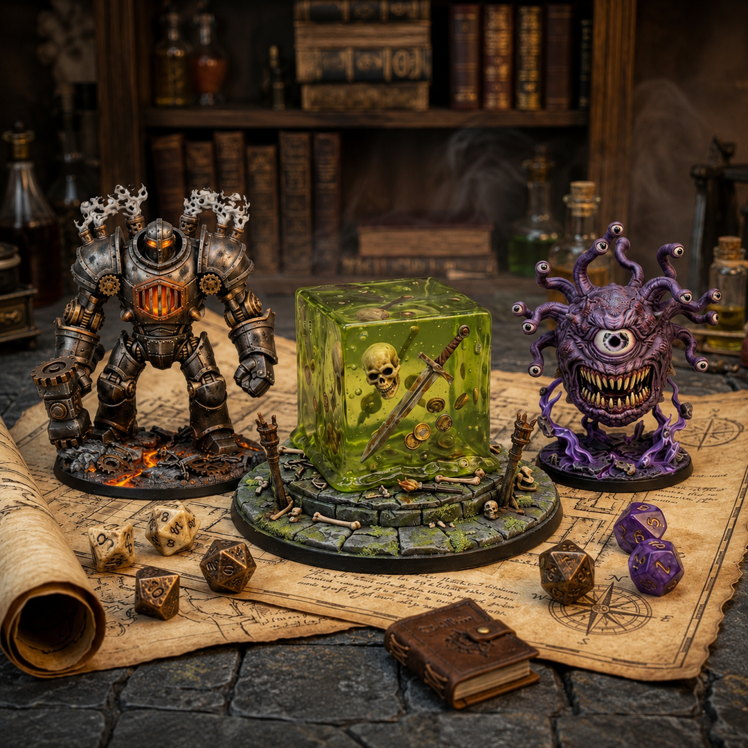 Custom TRPG boss figure - 3D printed personalized creature miniature