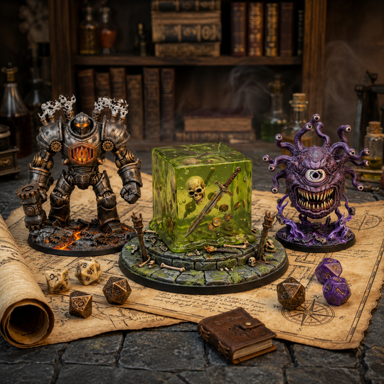 Custom TRPG boss figure - 3D printed personalized creature miniature
