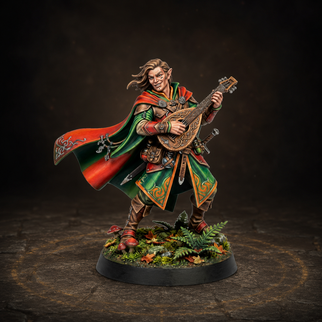 Custom TRPG hero figure - 3D printed personalized character miniature