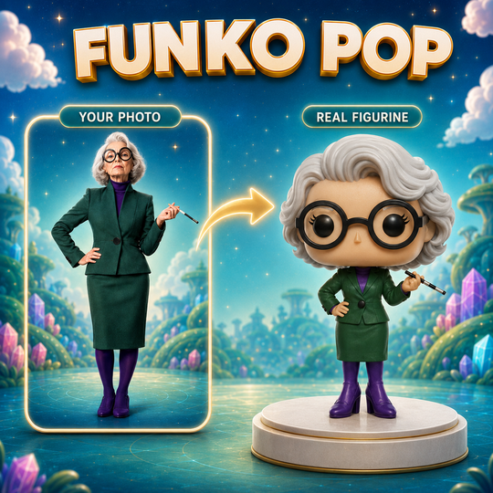 Custom Funko Pop Figurine | Turn Your Photo into a Cute 3D Figure
