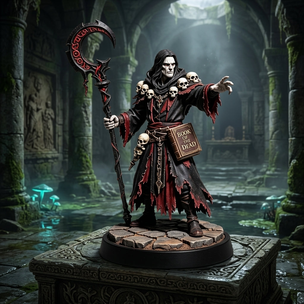 Death Lord-Detailed Sculpt Miniature for RPG, Display & Collection