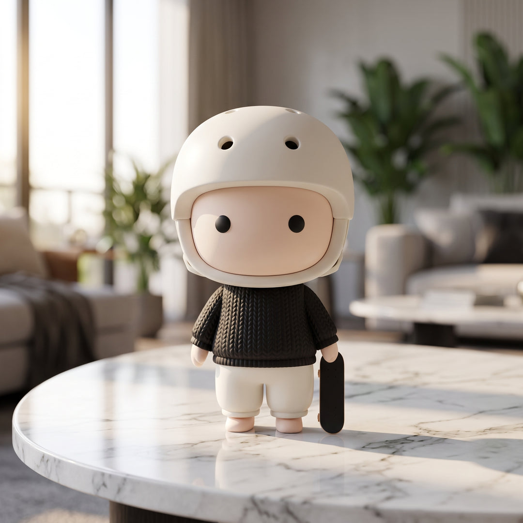 Deck Dynamo - Helmet Babies Art Toy Figurine