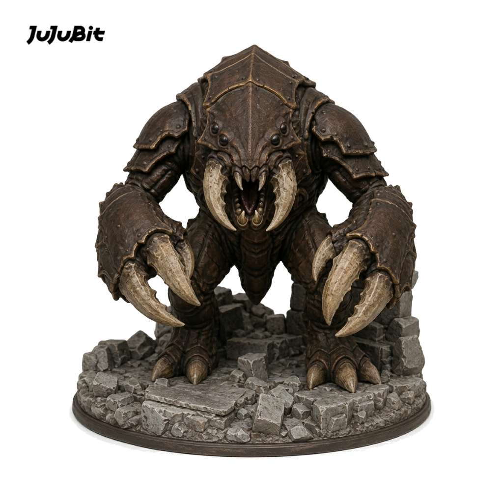 Deepclaw Umber Hulk-Detailed Sculpt Miniature for RPG, Display &amp; Collection