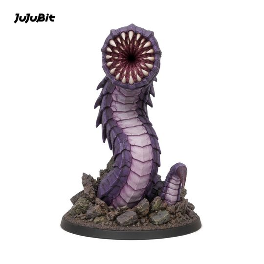 Deepmaw Purple Worm-Detailed Sculpt Miniature for RPG, Display &amp; Collection