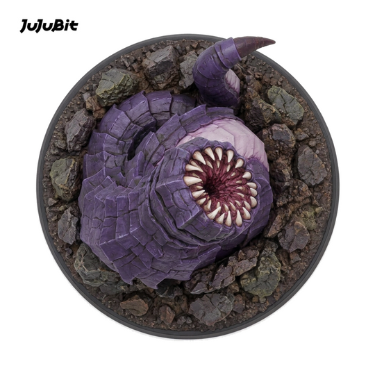Deepmaw Purple Worm-Detailed Sculpt Miniature for RPG, Display &amp; Collection
