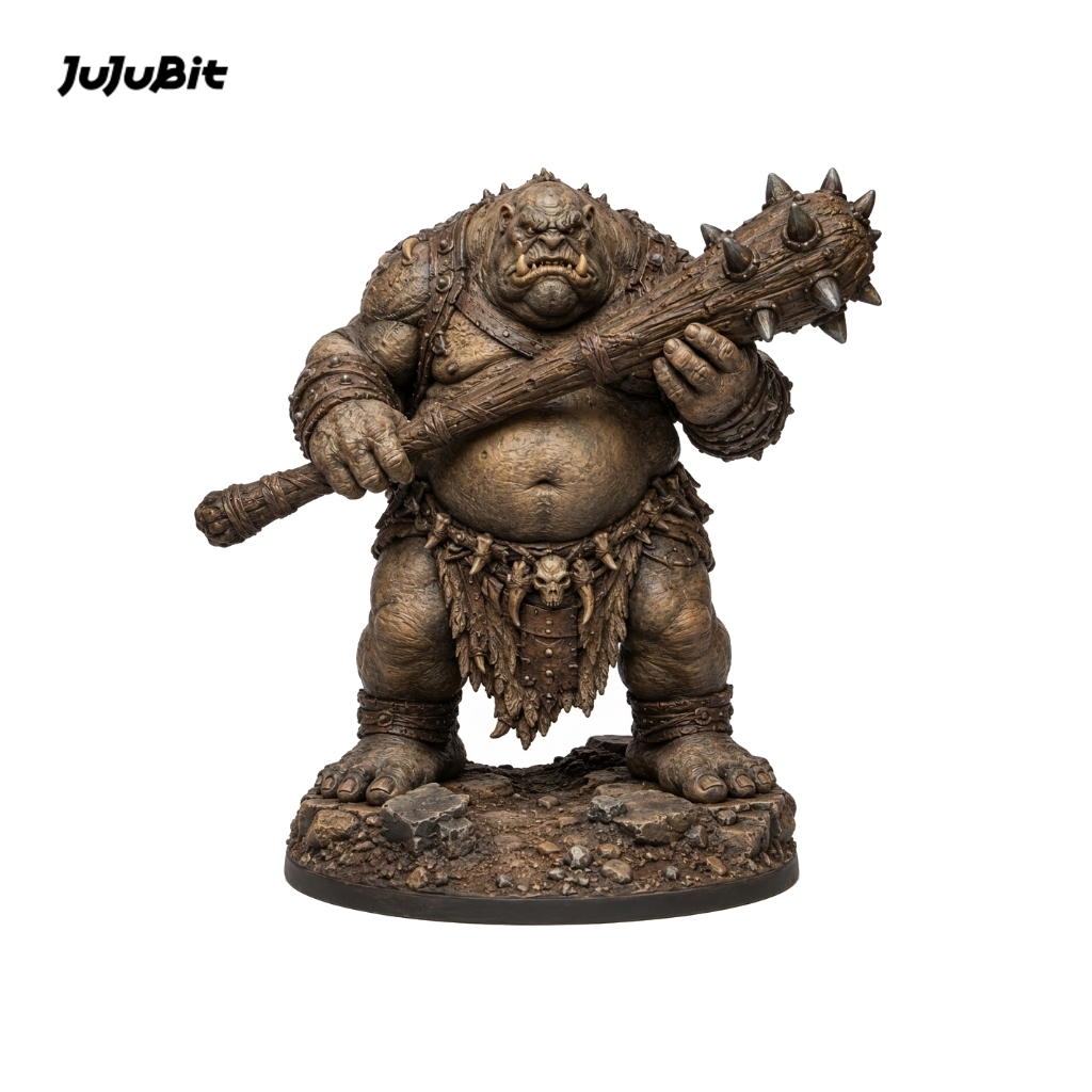 ダイアホーン・オーガ・ブルート - RPG、ディスプレイ、コレクション向けの精密な造形ミニチュア