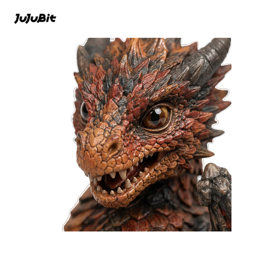 Cinderscale Wyrmling-Detailed Sculpt Miniature for RPG, Display & Collection