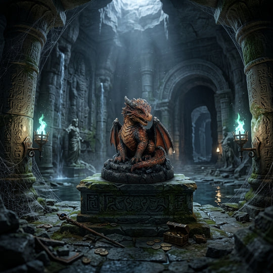 Cinderscale Wyrmling-Detailed Sculpt Miniature for RPG, Display & Collection