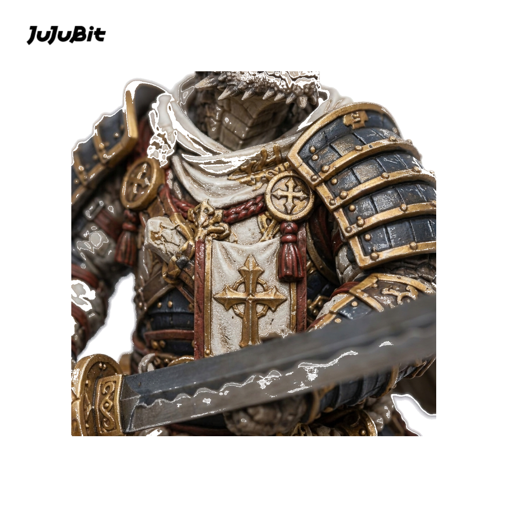 Dragonborn Ronin Guardian-Detailed Sculpt Miniature for RPG, Display & Collection