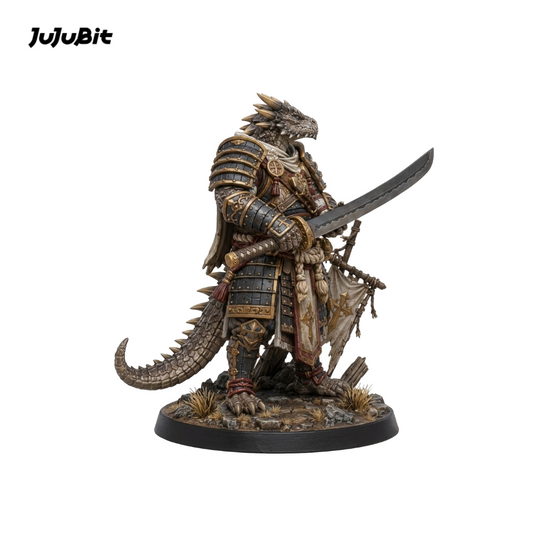 Dragonborn Ronin Guardian-Detailed Sculpt Miniature for RPG, Display & Collection