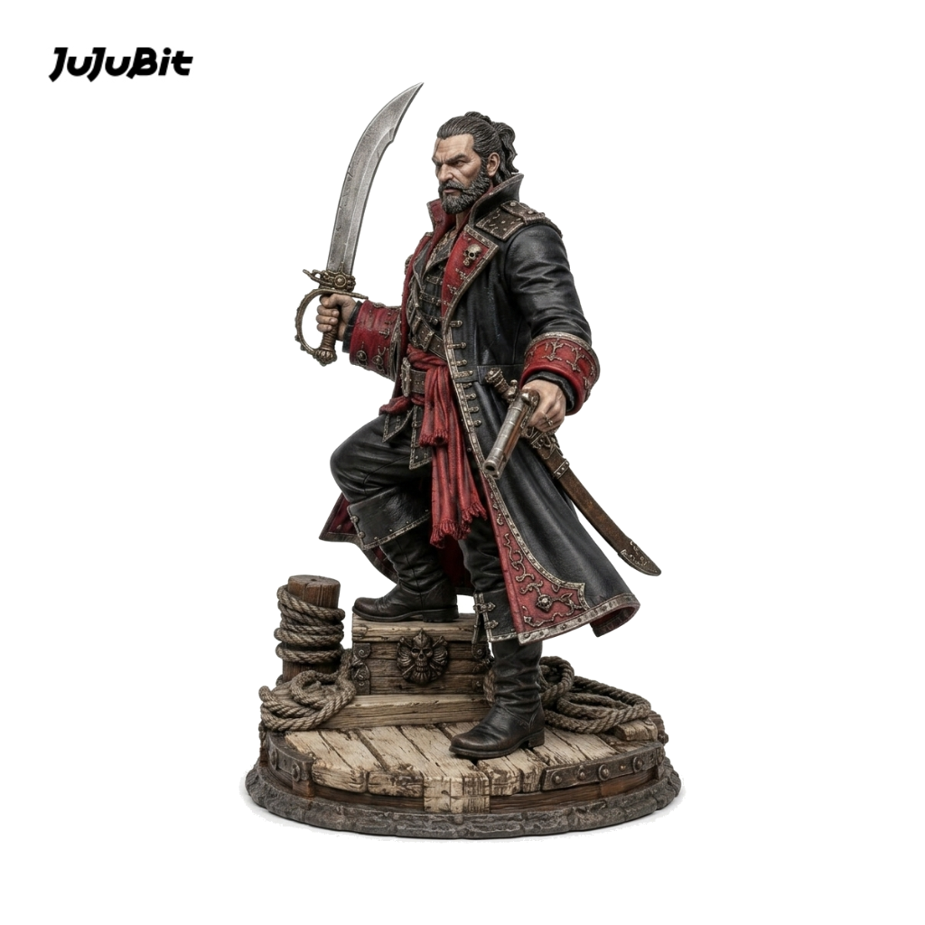 Dread Corsair-Detailed Sculpt Miniature for RPG, Display & Collection
