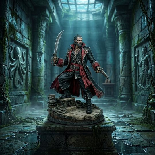 Dread Corsair-Detailed Sculpt Miniature for RPG, Display & Collection