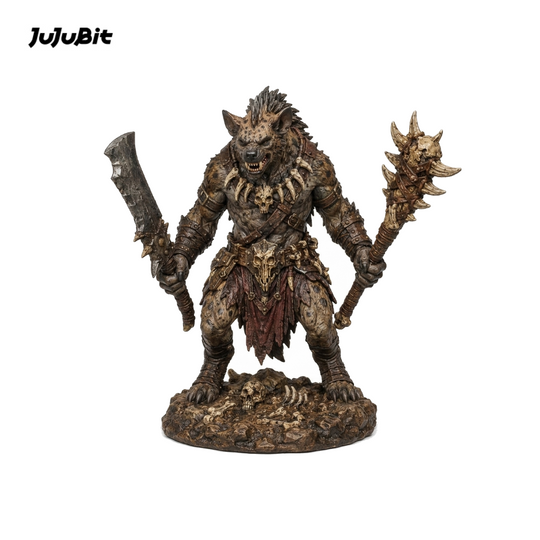 Dreadmaw Gnoll Chieftain-Detailed Sculpt Miniature for RPG, Display & Collection